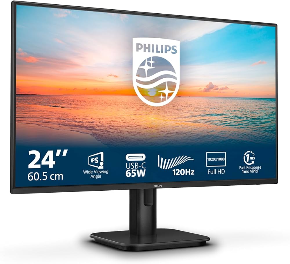 Philips 24E1N1300A - 24 Inch FHD Monitor, 100Hz, IPs, 1ms Philips 24E1N1300A - 24 Inch FHD Monitor, 100Hz, IPs, 1ms